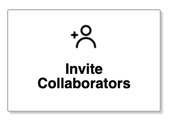 Invite Collaborators button in the editor